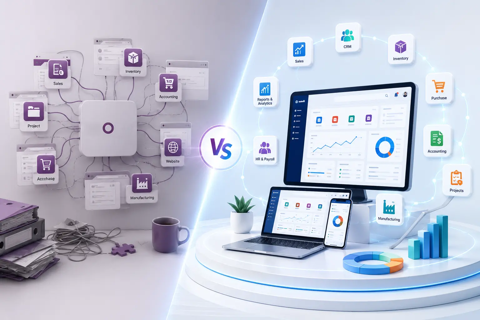 Odoo Enterprise vs SmartUp ERP High-Throughput Architecture Comparison Matrix